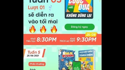 Cách đăng kí thi "Cuộc Đua Không Dừng Lại" Cùng Easy class - Học Tiếng Anh Online