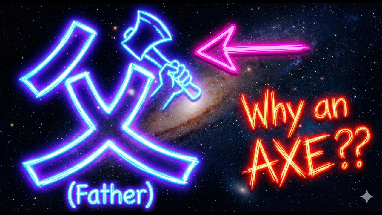 [ Kanji Mystery ] Why does "Father" (父) have an AXE? The Secret Origin!
