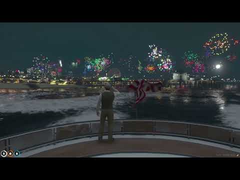 Happy 4th of July | Featuring ops-fireworks script on FiveM
