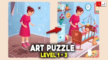 ART PUZZLE - ART GAMES LEVEL 1 - 3 GAMEPLAY WALKTHROUGH | ANDROID