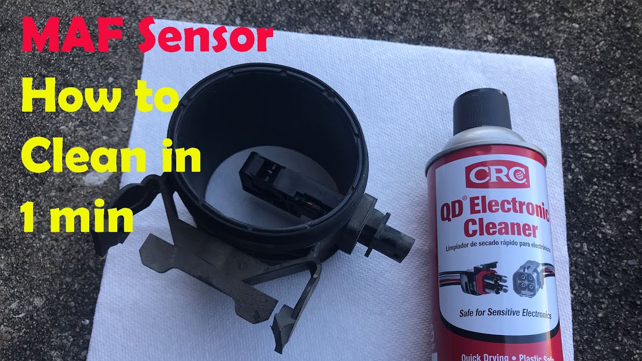 How to clean MAF sensor Mas Air Flow Sensor cleaning Mercedes C230