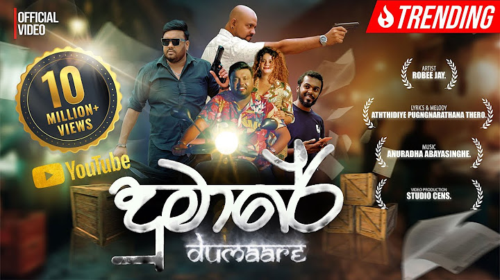 DUMARE ( දුමාරේ ) - Robee Jay | Official Music Video - 2025