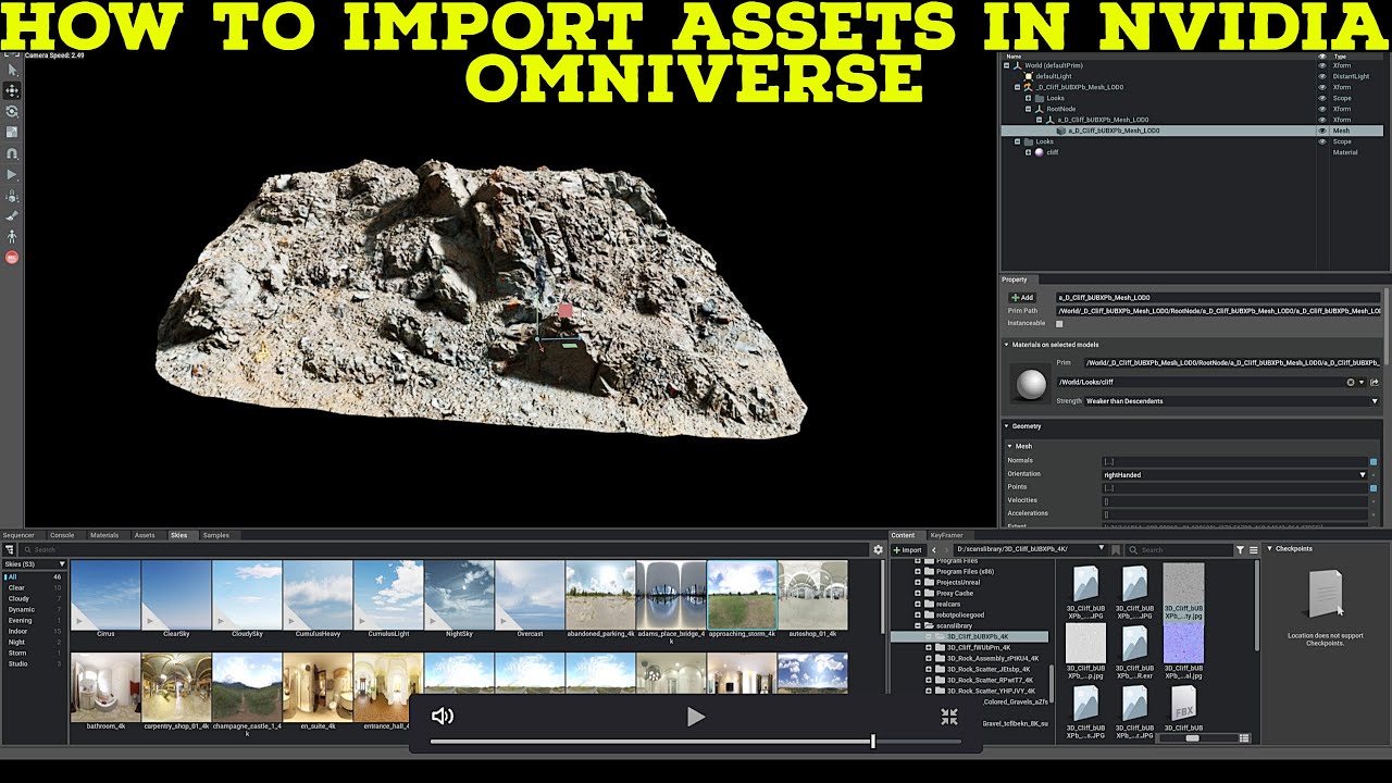 How to Import Assets in NVIDIA Omniverse Machinima - YouTube
