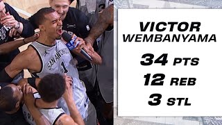 WEMBY CAPS BIG NIGHT WITH GAME WINNER VS. SUNS! screenshot 2