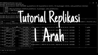 [Teknologi Basis Data] Tutorial Membuat Replikasi 1 Arah Pada Database