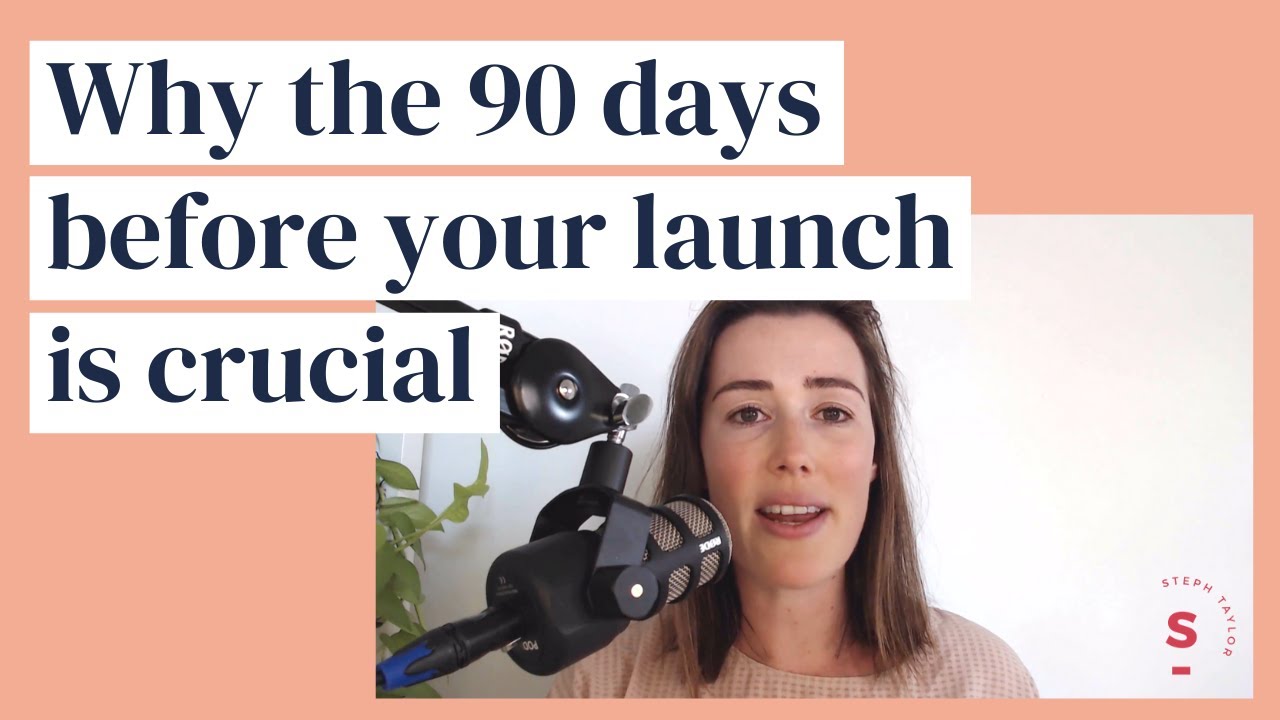 Digital product pre-launch | Why the 90 days before you launch are make or break