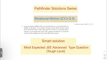 Pathfinder | Rotational Motion | Check your Understanding 5 | JEE Advanced | Olympiad