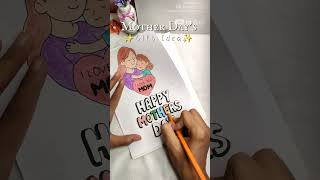 Diy Easy Mother's Day Card Idea #trending #diy #foryou #viral #mothersday #cardmaking #easy #howto