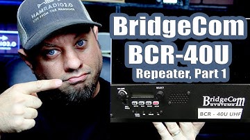 BridgeCom BCR-40U Ham Radio Repeater Setup | DMR Repeater