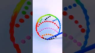 Circle Colours Mixing Drop Art