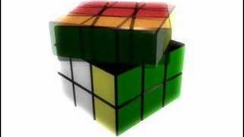 Rubik animation blender