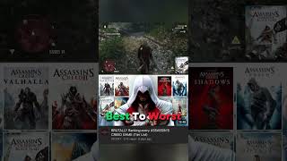 Every ASSASSINS CREED RANKED! TIER LIST #tierlist #tierlists #assassinscreed #assassinscreedshadows