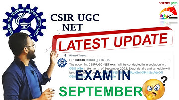 CSIR-UGC NET Latest Update | Science Jobs