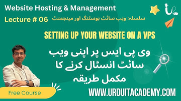 Lecture 6 | Web Hosting & Management Series | Setting Up Your Website on a VPS | Urdu IT Academy