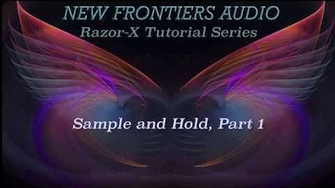 ANIMATOR FOR RAZOR: Tutorial 3: Sample and Hold, Part 1