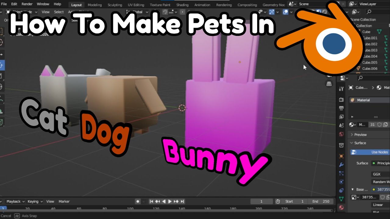 How To Make SIMULATOR PETS In BLENDER! (Blender Tutorial) YouTube