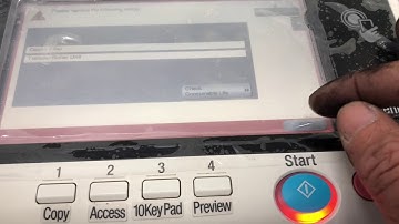 How to clear error " Transfer roller unit, ozone filter". Konika Bizhub 367.