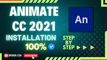 How To Install Adobe Animate Cc 2021 || software install in Windows 10 || Spider Cgi