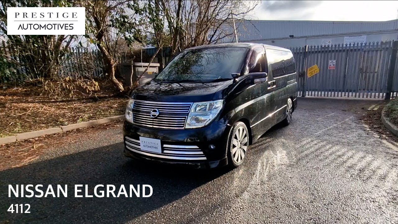 NISSAN ELGRAND 3.5 LTR PETROL AUTO ULEZ COMPLIANT 4 WHEEL DRIVE