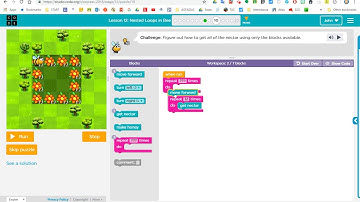 Code.org - Express Course: Lesson 8 (2019) Puzzle 8 & 10