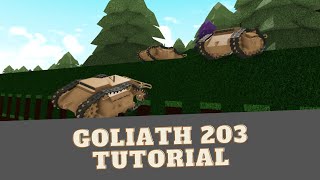 Detailed Goliath 203 Tutorial | Build A Boat For Treasure - Roblox