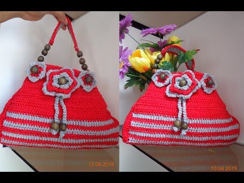 CARTERA DE MANO TEJIDA A CROCHET PASO PASO - YouTube