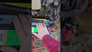 Hood Latch Location On Kobuta L4060 Diesel Tractor, and Battery Swap Out !  