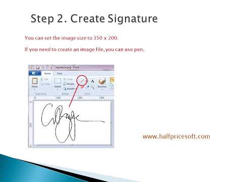 how to create your signature digitally