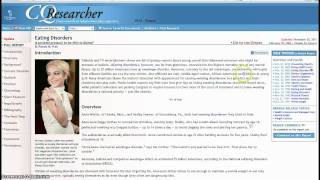 BSC Library CQ Researcher tutorial