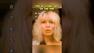 Top 10 hit songs of 1981 #flashback