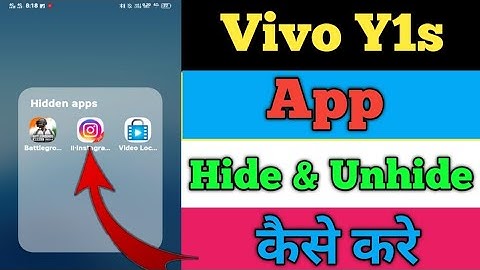 How To Hide App On Vivo Y1s || Vivo Y1s App Hide & Unhide कैसे करे || Technical Akhilesh