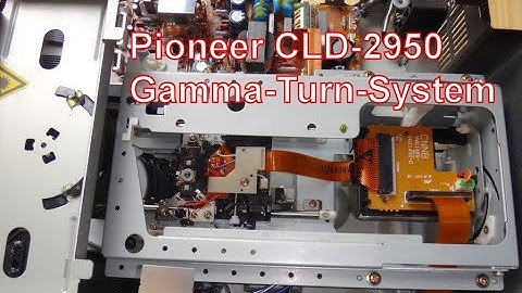 Pioneer CLD-2950 Gamma-Turn-System