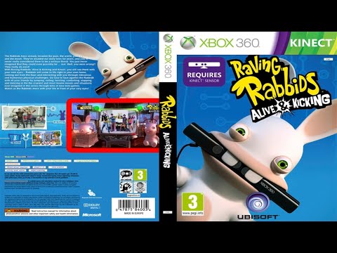 Raving Rabbids: Alive u0026 Kicking (2011)  - Full Gameplay | XBOX 360 | Kinect |  UHD | 4K |