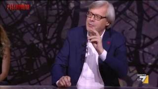 Vittorio Sgarbi vs Bianca Berlinguer e Corrado Formigli: 'Dove ca... vivete? Cornuto!'
