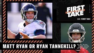 Who do you trust to win a clutch football game? Matt Ryan or Ryan Tannehill? | First Take