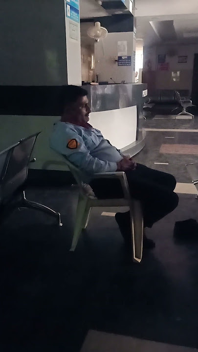 #hospital  #security #guard  Sleeping on duty #trending #art #sleep
