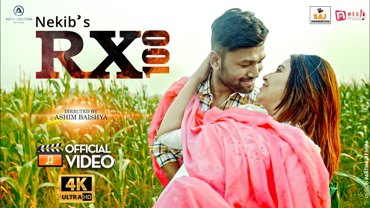 Rx100  Nekib  Chandini Saj Entertaintment  Sunny Golden   4K New Assamese song 2021