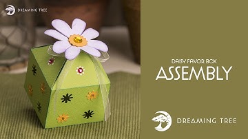 SVG File - Daisy Favor Box - Assembly Tutorial (For Cricut, Silhouette, and ScanNCut)
