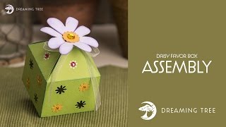 SVG File - Daisy Favor Box - Assembly Tutorial (For Cricut, Silhouette, and ScanNCut)