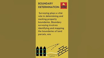 Boundary Determination  | #civilengineering #civilengineeringinterview