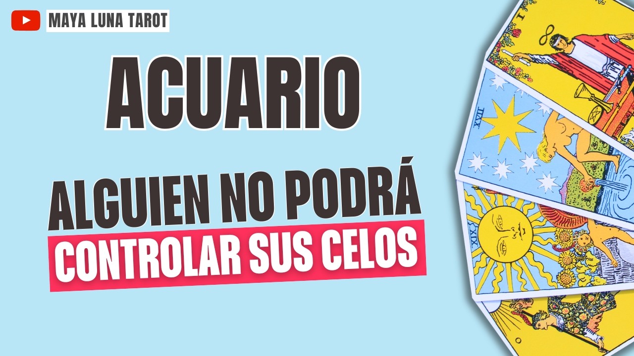 ♒️ ACUARIO 👀 TE ESPÍA Y ESTÁ MÁS CERCA DE LO QUE IMAGINAS | HORÓSCOPO ...