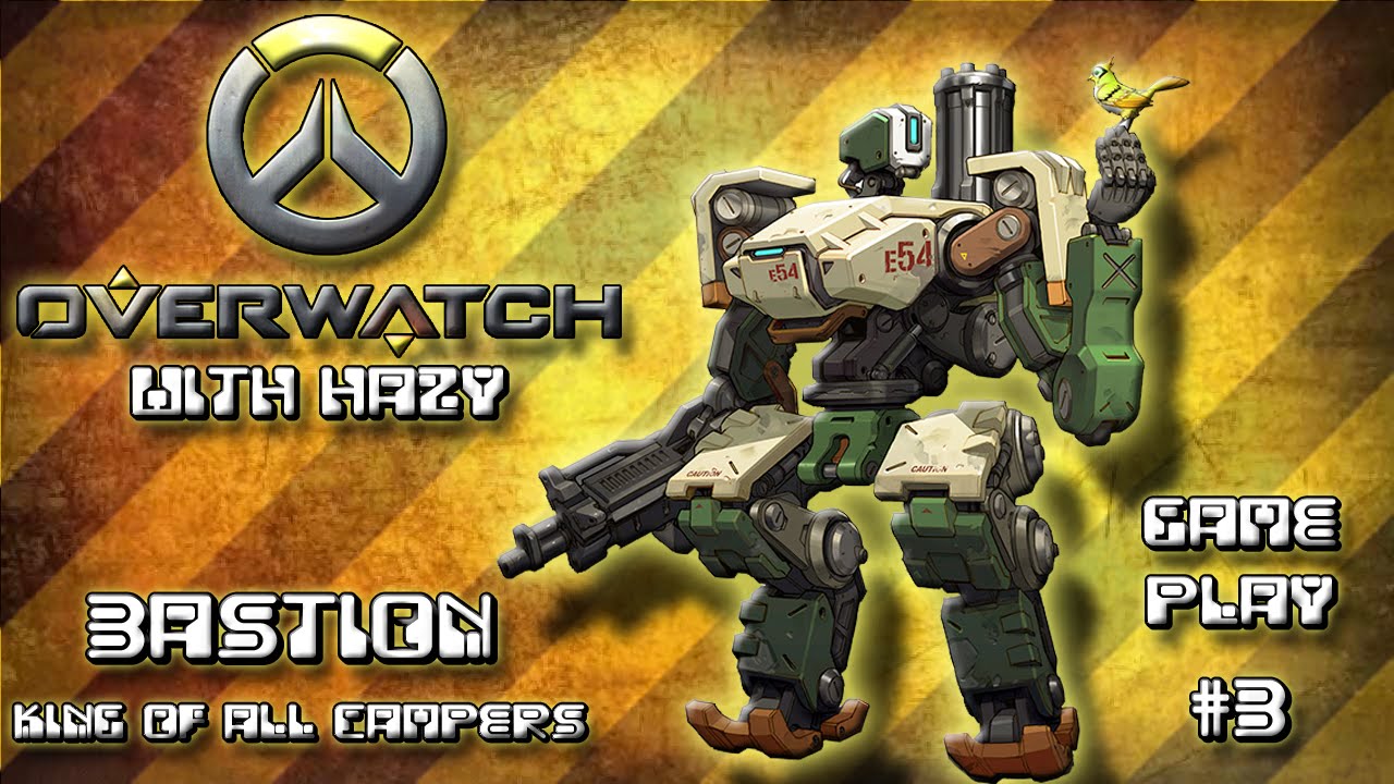 Overwatch Gameplay #3 Play OP Bastion king of all campers