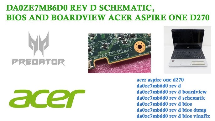 DA00P2MB6D0 REV D BIOS, SCHEMATIC AND BOARDVIEW HP