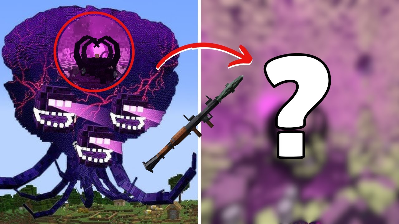 Destroying Wither Storm Dimension with TaCZ mod || Minecraft