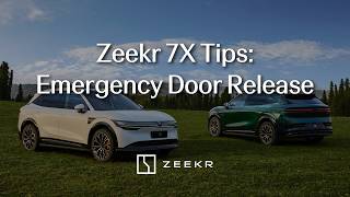 Tips on the Zeekr 7X (Emergency Door Release) | Zeekr Singapore
