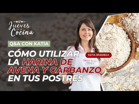 Cómo utilizar la harina de avena y garbanzo en tus postres