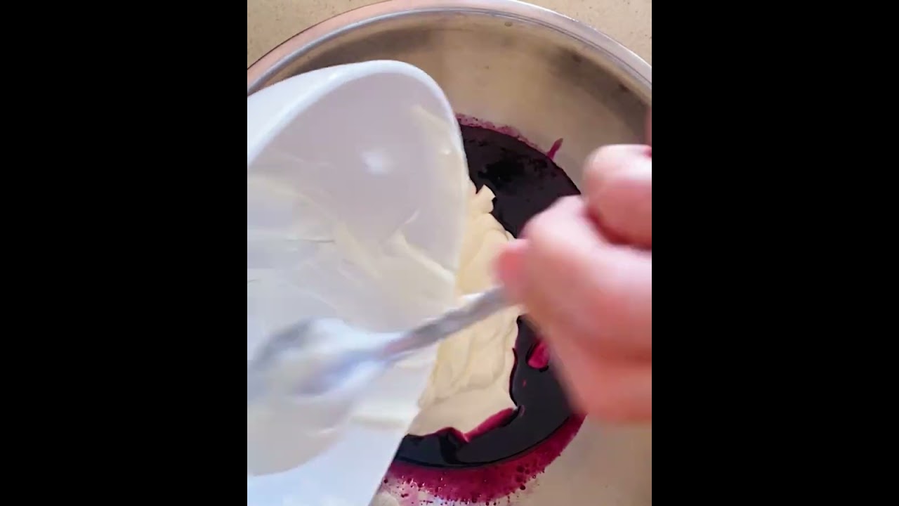 The best Blueberry Frozen Yoghurt