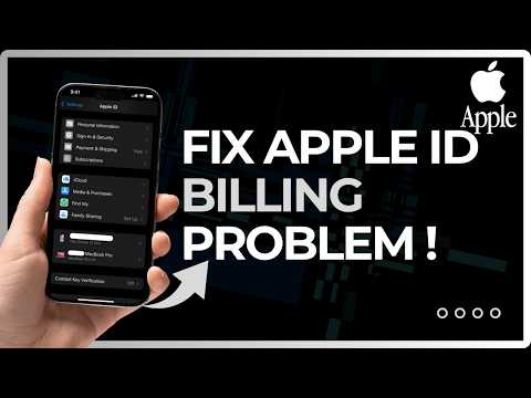 How To Fix Apple ID Billing Problem !