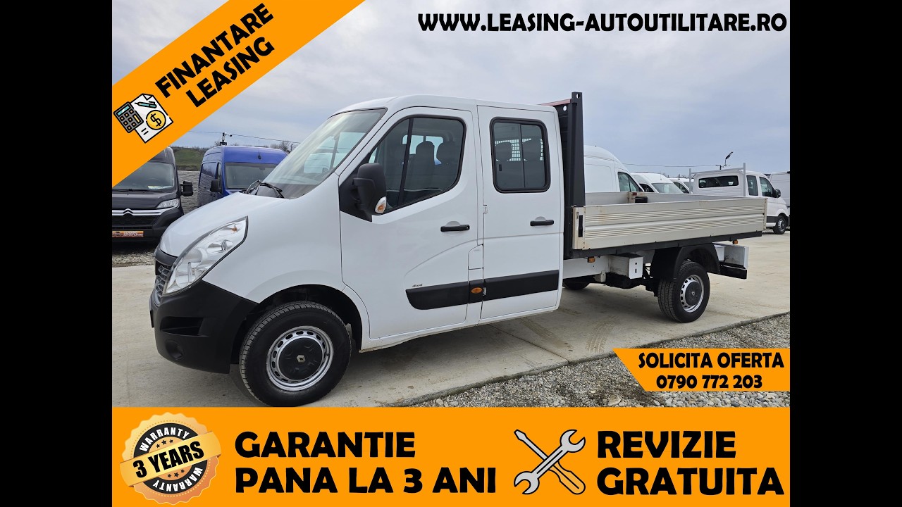 2019 Renault Master Doka 7 Locuri+Bena / 59.000 Km/ Finanțare Leasing/ Garanție 3 ani - Leasing Auto