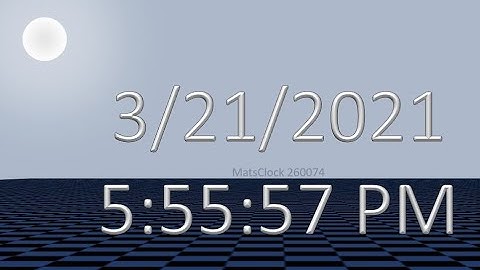 MatsClock 120074 Free Business PowerPoint Digital Clocks PPT